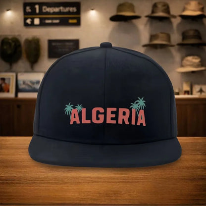 Algeria Palm Trees Snapback Cap
