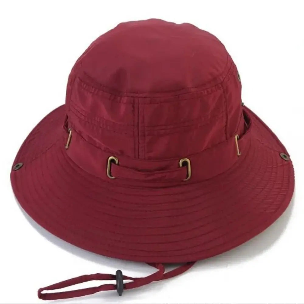 Wide Brim Reversible Breathable Fishing Bucket Hat