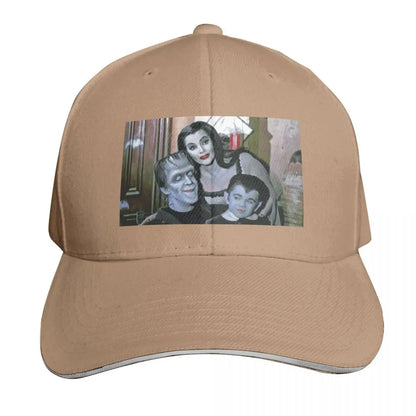 Herman Lily And Eddie Munster Graphic Baseball Cap