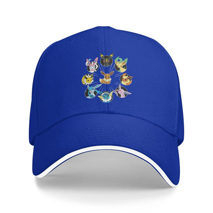 Pokemon Eevee Evolution Circle Baseball Cap