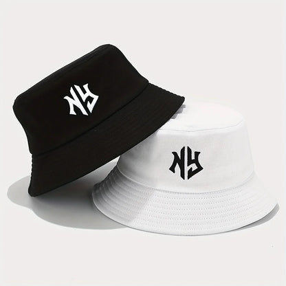 1pc "NY" Printed Bucket Hat Breathable