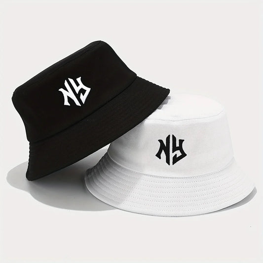 1pc "NY" Printed Bucket Hat Breathable
