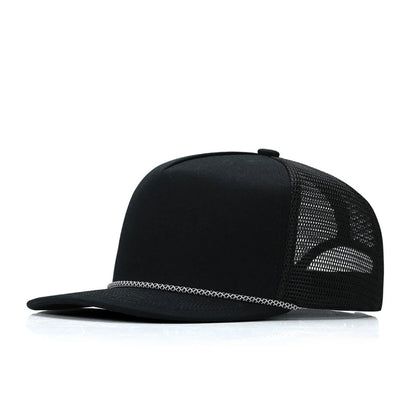 Custom Logo Breathable Mesh Trucker Snapback Cap