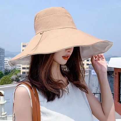 Spring Summer Double Sided Bucket Hat Big