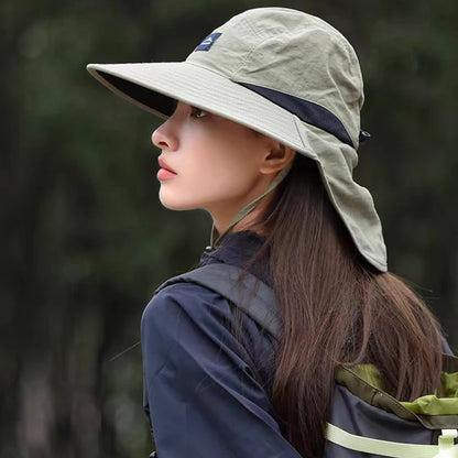 Waterproof Quick-Dry Wide Brim Outdoor Bucket Hat