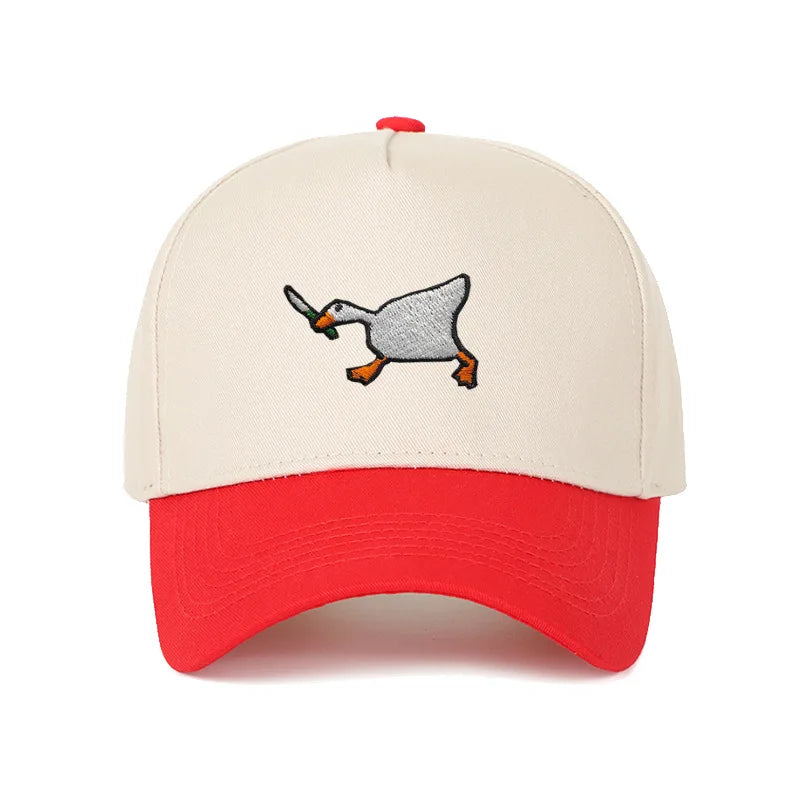 Big Goose Embroidered Colorblock Baseball Cap