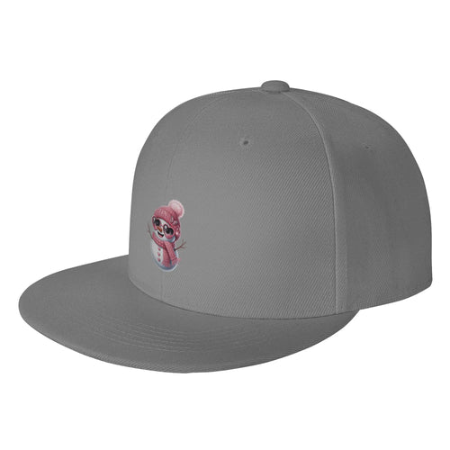 Fashion Snowman Christmas Snapback Cap