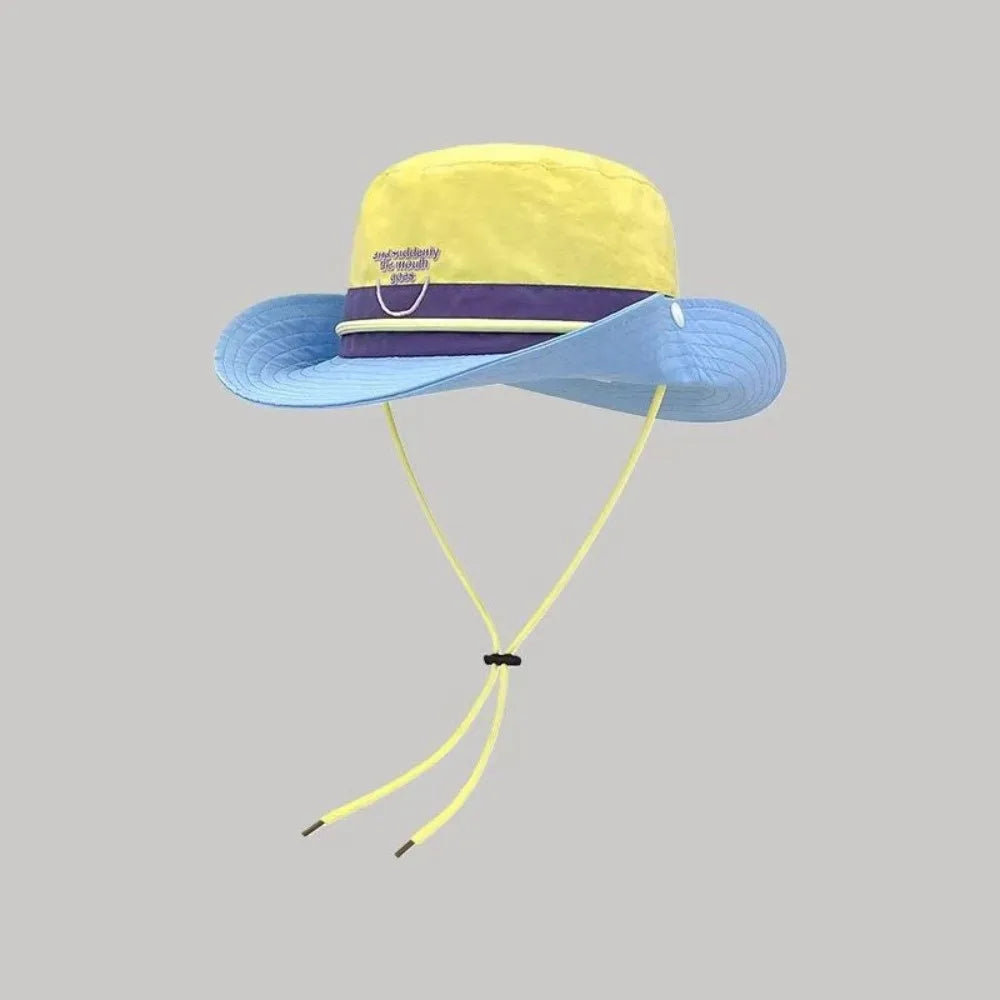 Retro Dopamine Color Lightweight Quick-Dry Bucket Hat