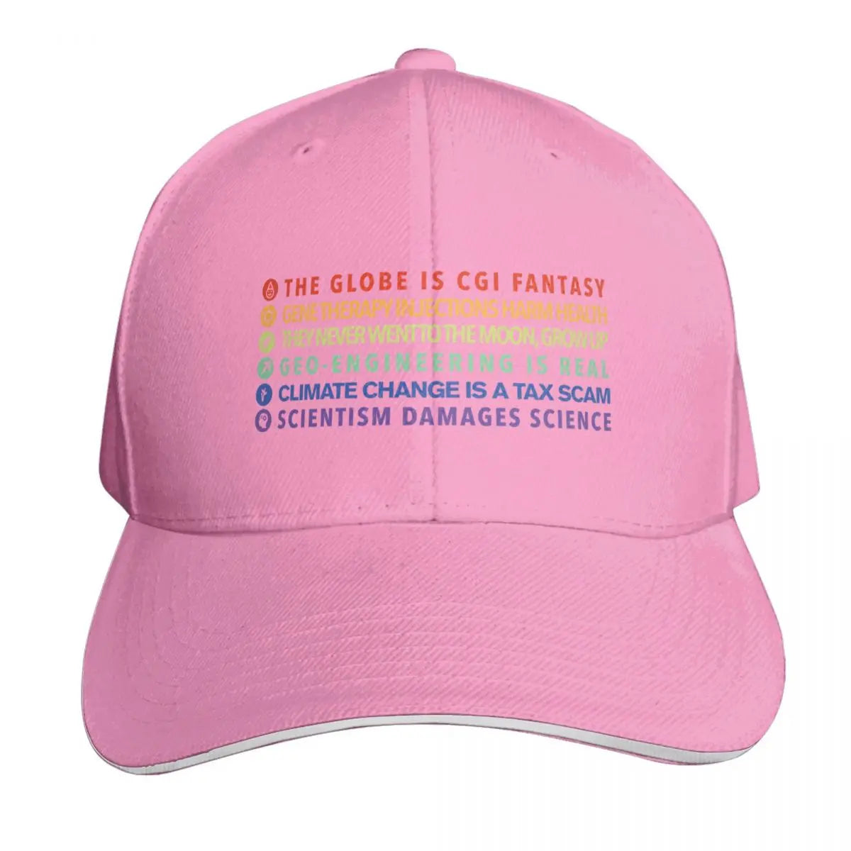 Scientism Is Stoopid Moisture Wicking Curved Brim Baseball Cap