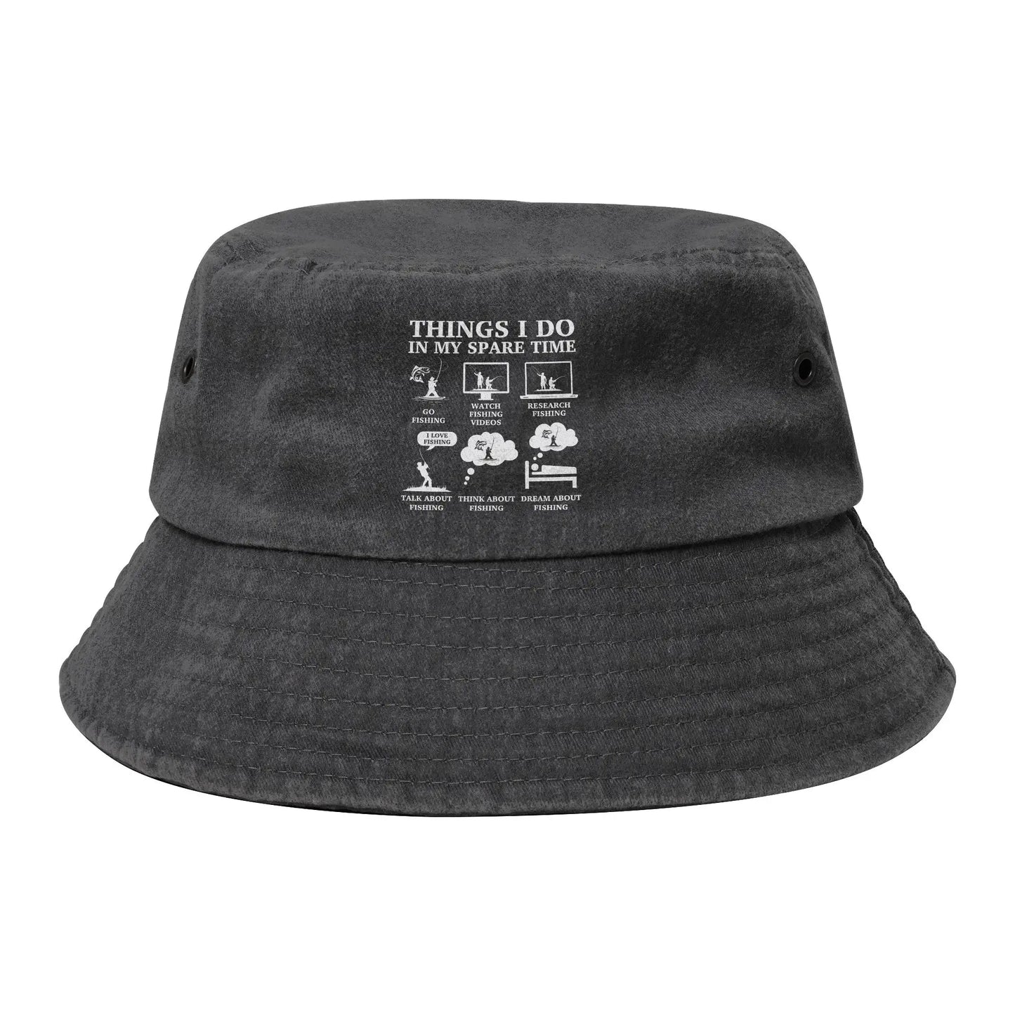 Things I Do In My Spare Time Funny Soccer Bucket Hats