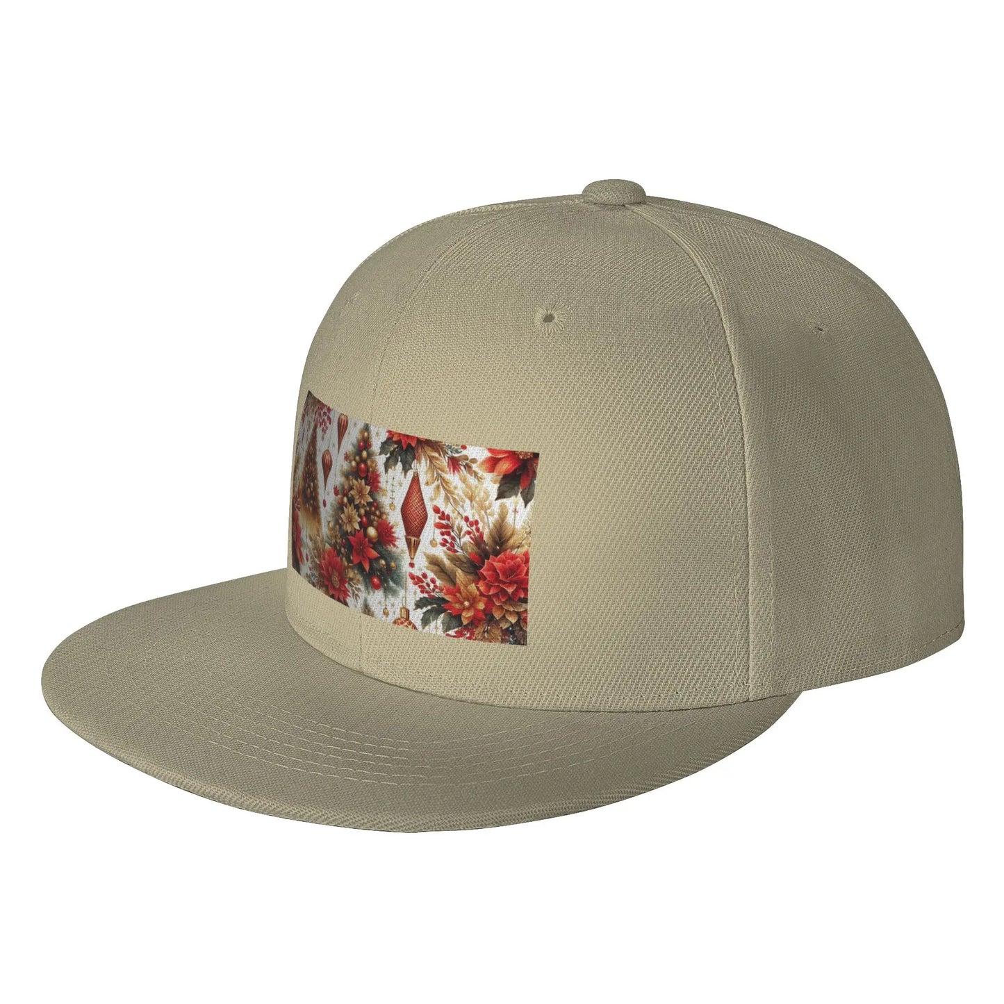 Fashion Wave Of Trees Holiday Pattern Snapback Cap
