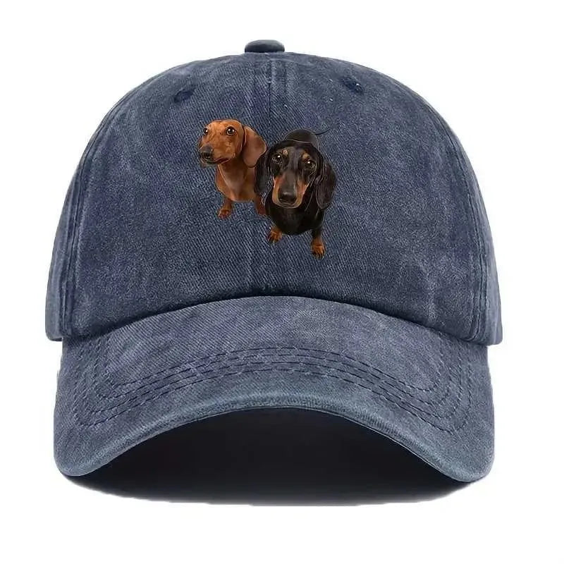 Dachshund Dog Vintage Baseball Cap
