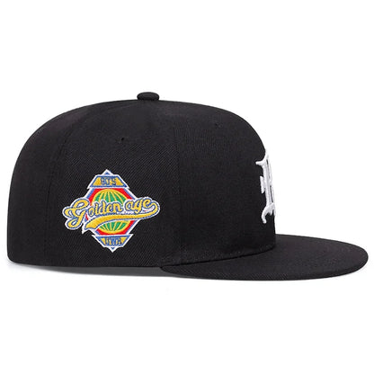 Primary Logo Embroidered Adjustable Hip-Hop Snapback Cap