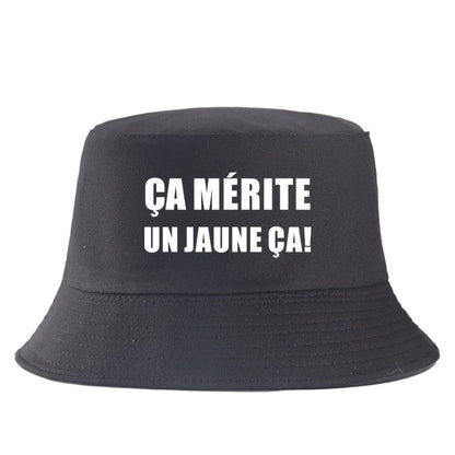 Funny French Slogan Reversible Bucket Hat Unisex