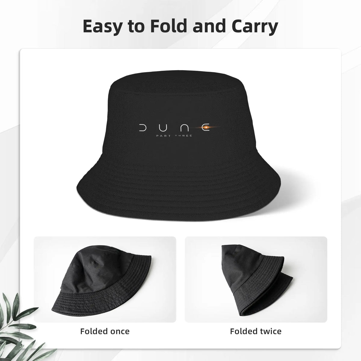 Dune Part Three Logo Graphic Bucket Hat