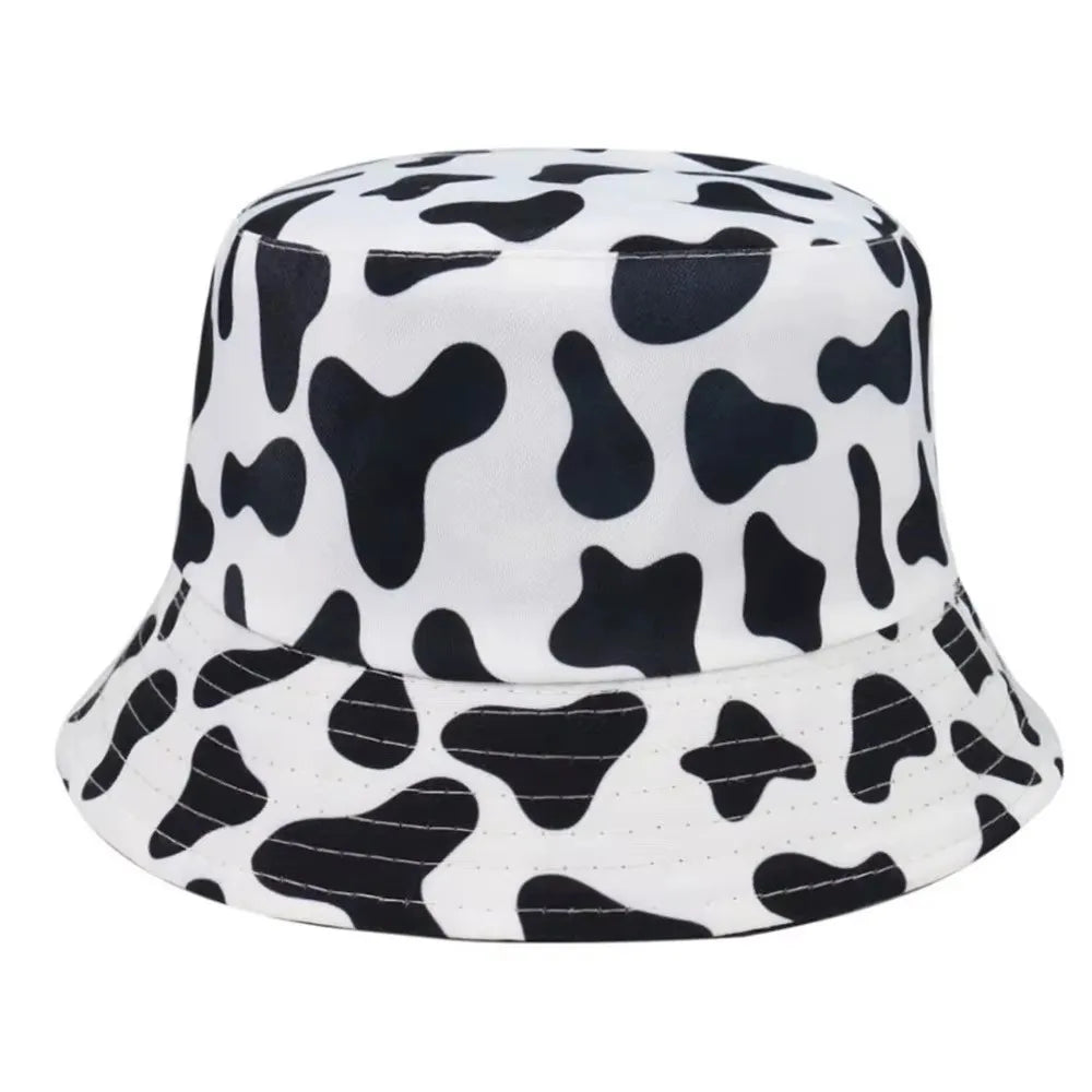New Sun Protection Sweet Animal Cow Bucket Hat