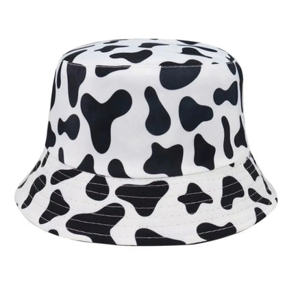 New Sun Protection Sweet Animal Cow Bucket Hat