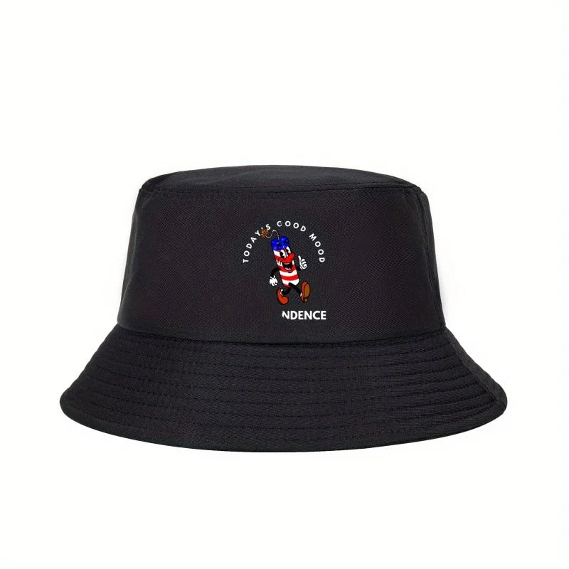 Good Mood Quote Foldable Bucket Hat Unisex Cap