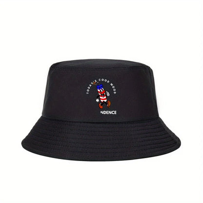 Good Mood Quote Foldable Bucket Hat Unisex Cap