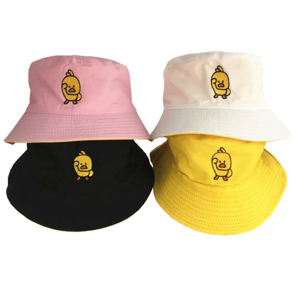 Summer Sun Reversible Duck Bucket Hat