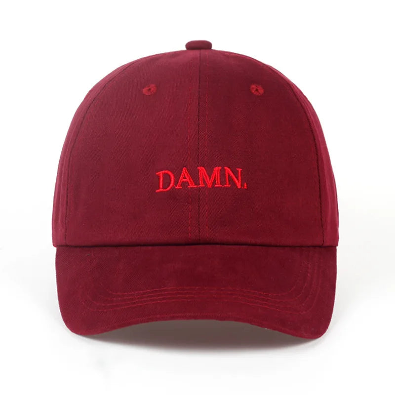 Luxury New Unisex DAMN Embroidery Baseball Designer Caps Man Woman Size 52-62cm