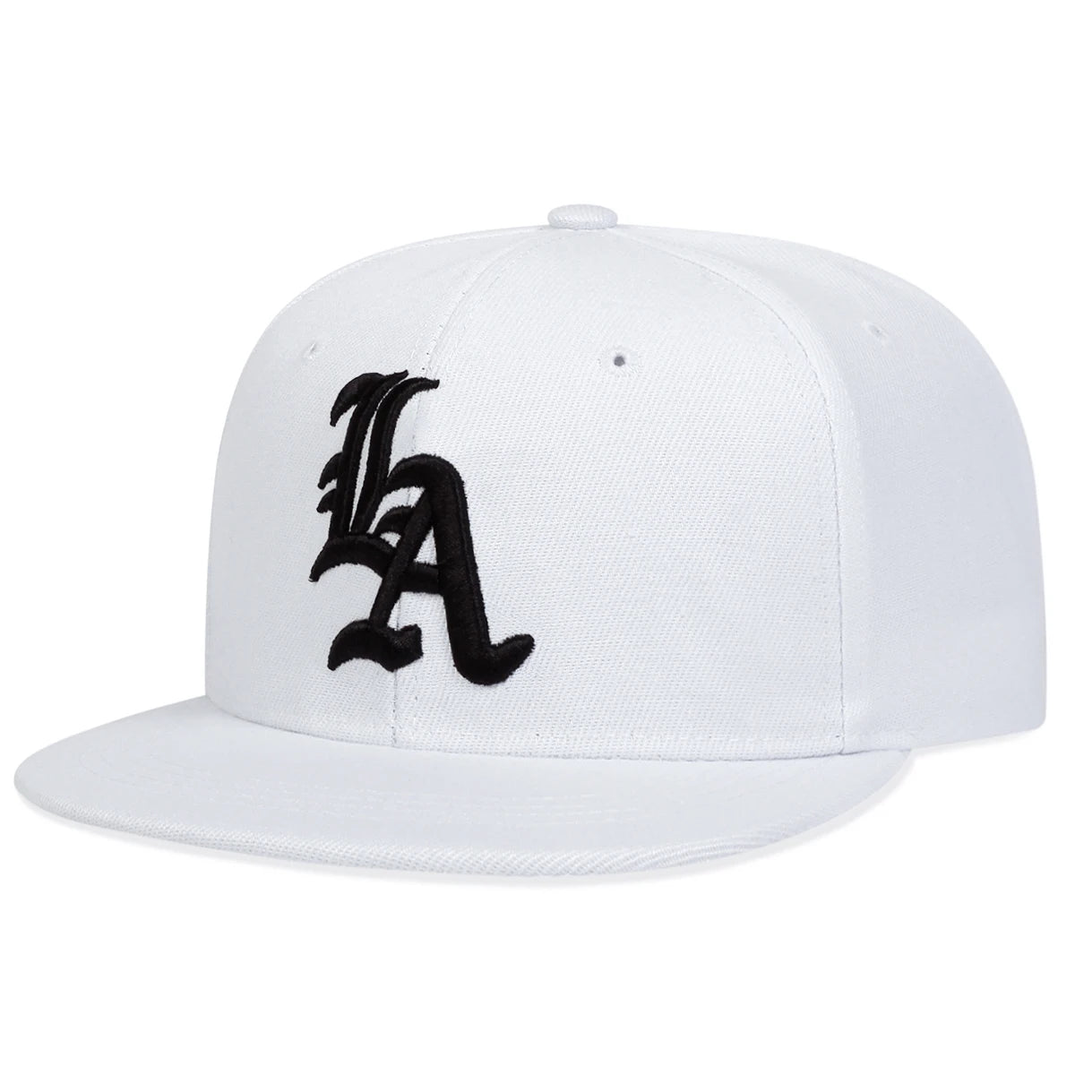 Gothic Letter Embroidered Hip Hop Snapback Cap