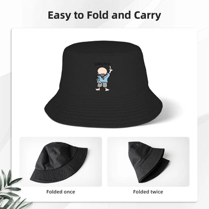 Handala Palestine Flag Print Bucket Hat