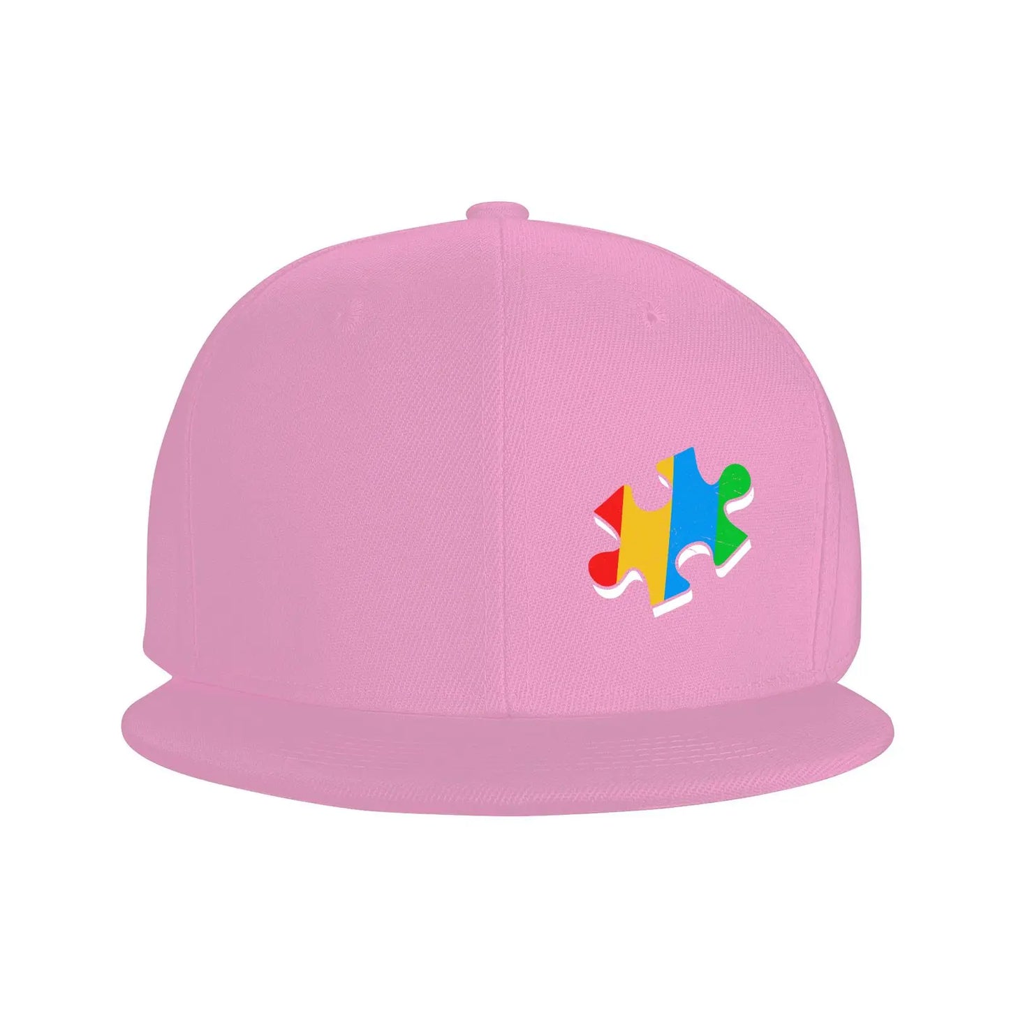 Autism Puzzle Piece Snapback Cap Hat