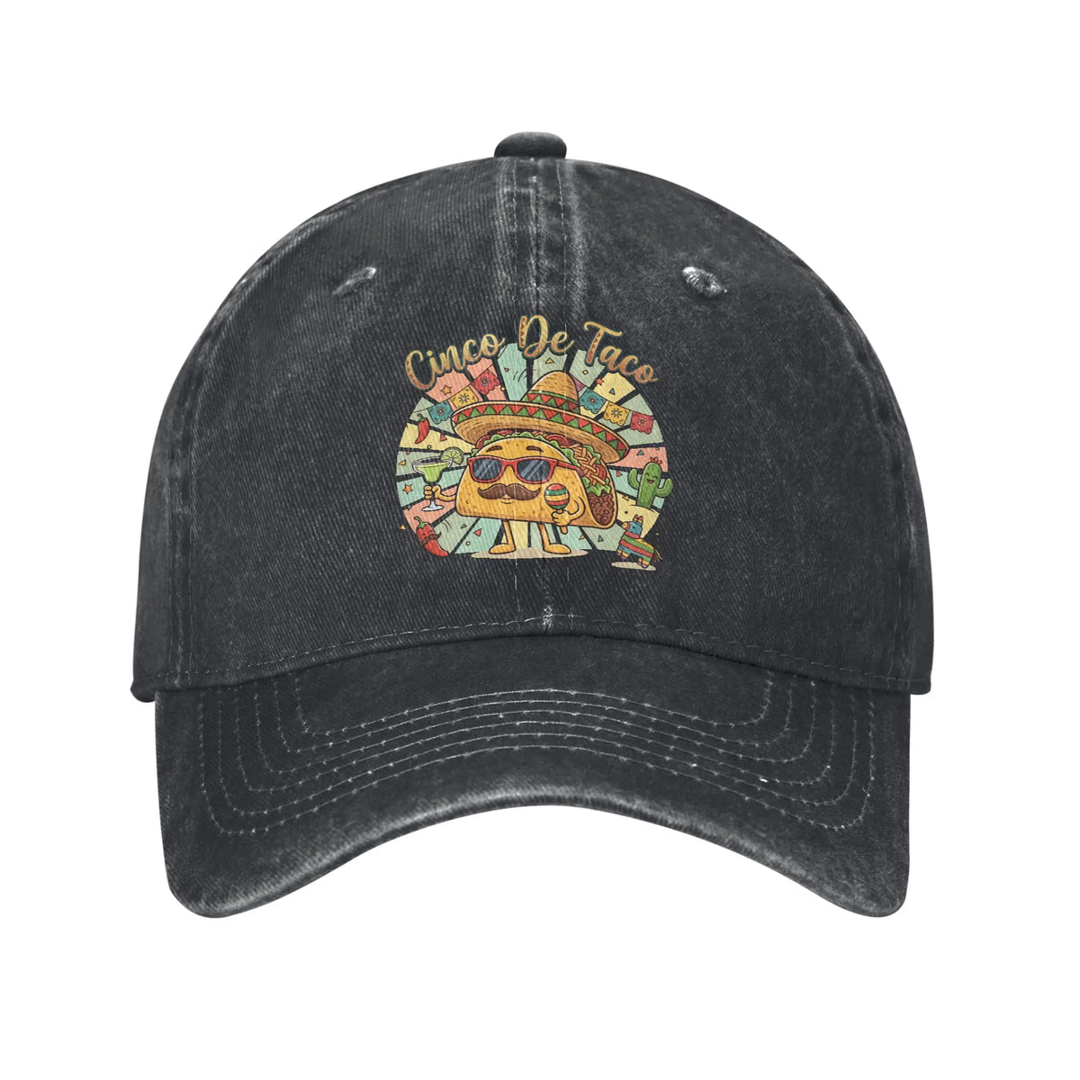 Vintage Fiesta Cinco De Mayo Baseball Cap
