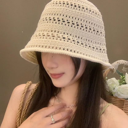 Women Lightweight Crochet Cloche Bucket Hat