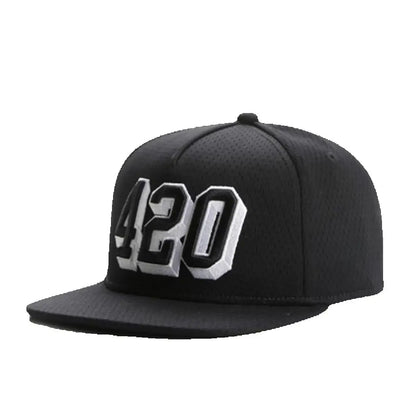 DALLAS Letter D Embroidered Unisex Hip-Hop Snapback Cap