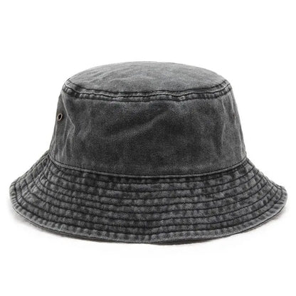 Vintage Washed Denim Bucket Hat