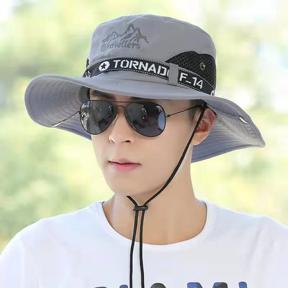 Wide Brim Outdoor Sun Protection Bucket Hat