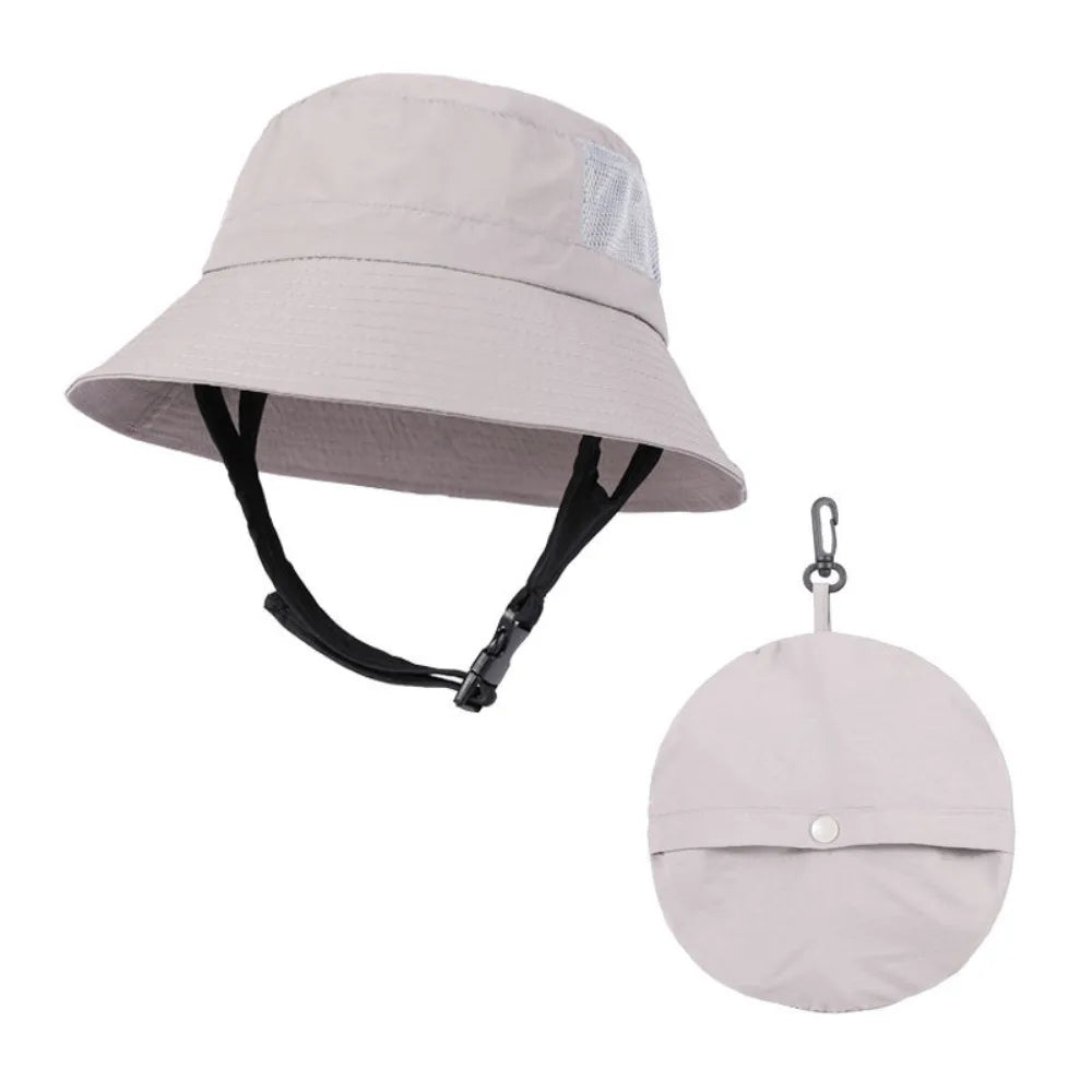 Waterproof Adjustable Chin Strap Fishing Bucket Hat