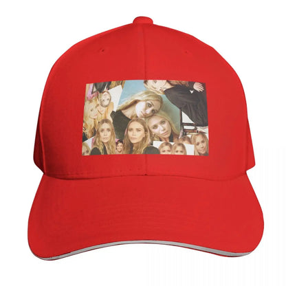 Twins Vintage Retro Embroidered Baseball Cap