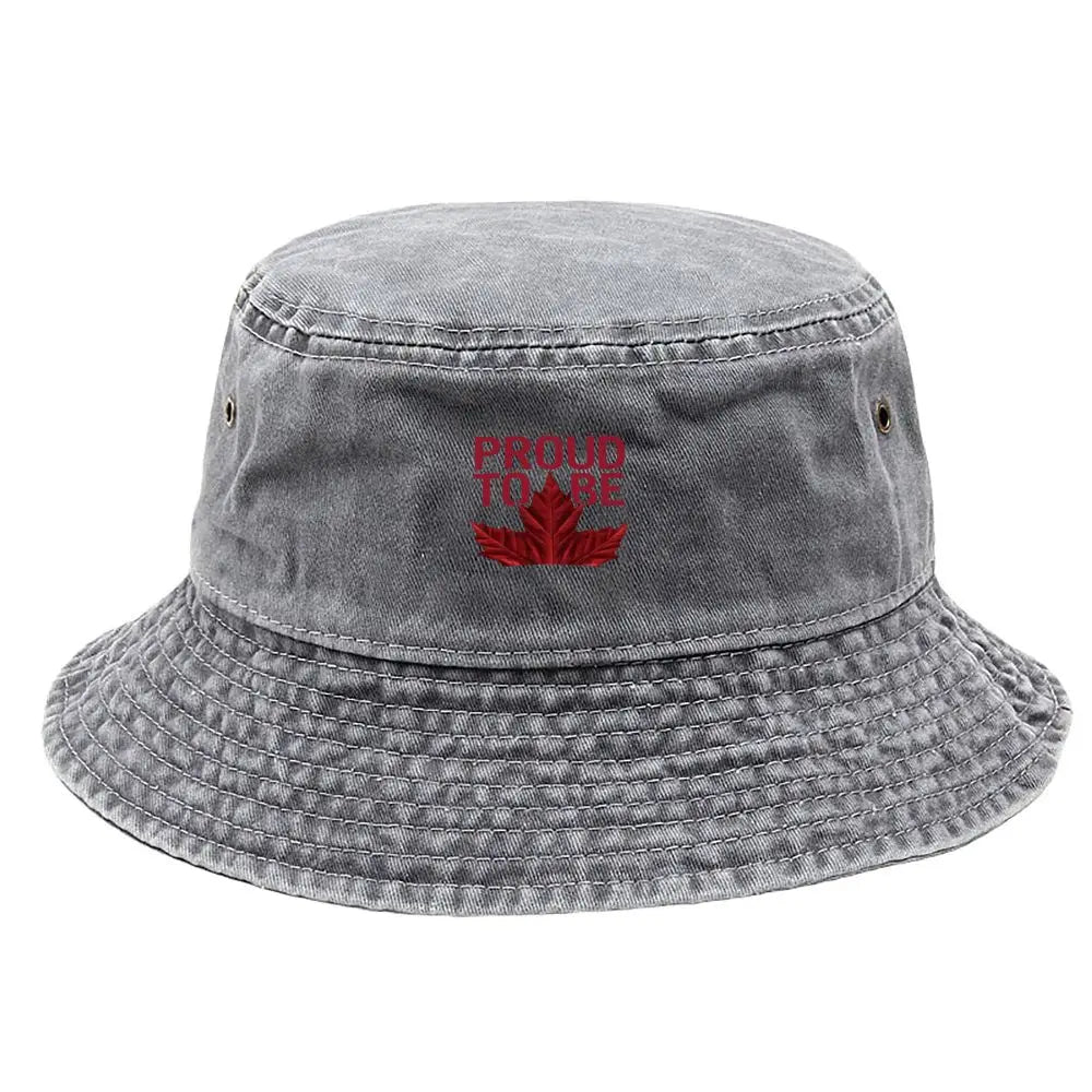 Canada Maple Leaf Bucket Hat Pride Style