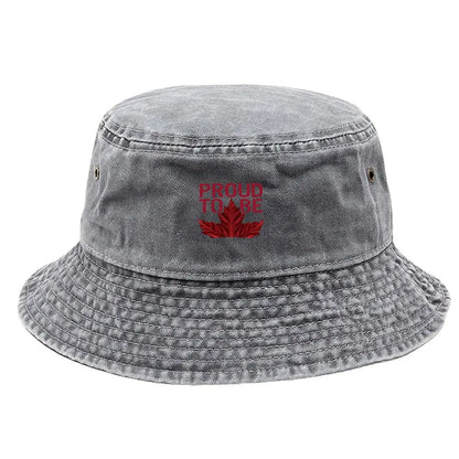 Canada Maple Leaf Bucket Hat Pride Style