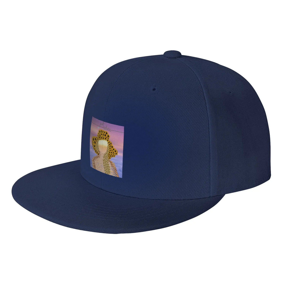 Please Calm Down Vacation Clouds Snapback Cap