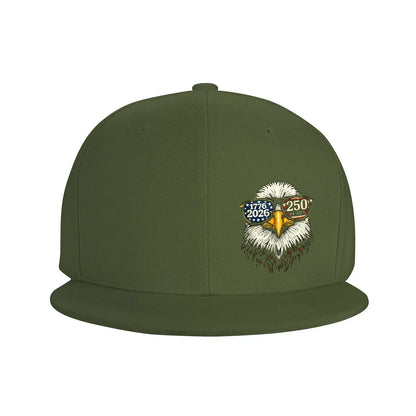 250th Anniversary USA Patriotic Bald Eagle Snapback Cap
