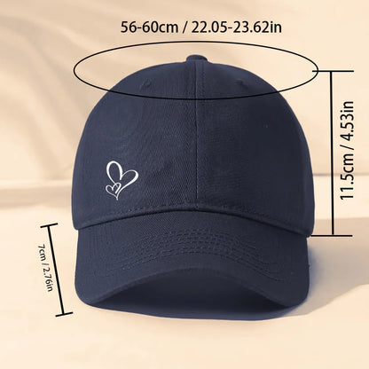 Love Print Adjustable Snapback Baseball Cap