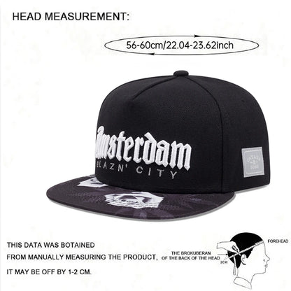 Trendy Flat Brim Hip Hop Snapback Cap