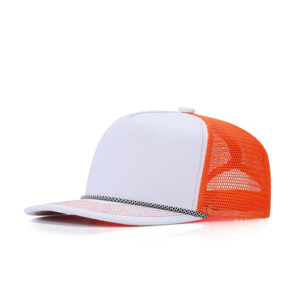 Custom Logo Breathable Mesh Trucker Snapback Cap