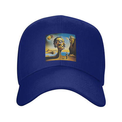 Salvador Dali Enigmatic Encounter Surrealist Baseball Cap