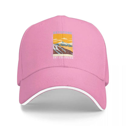 Keystone Colorado Winter Resort Distressed Dad Baseball Cap