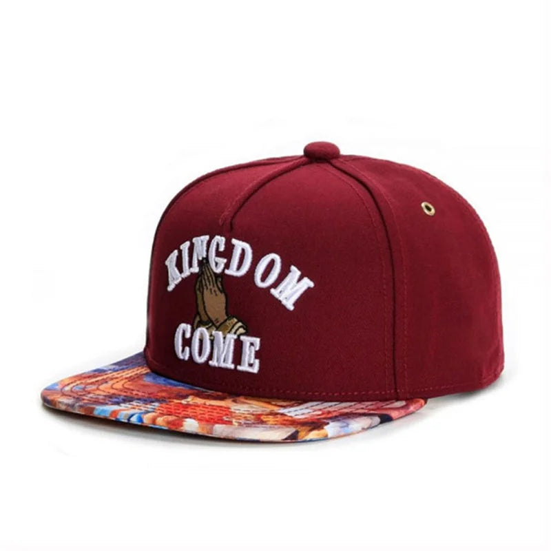 Knight Letter Embroidered Luxury Hip-Hop Snapback Cap