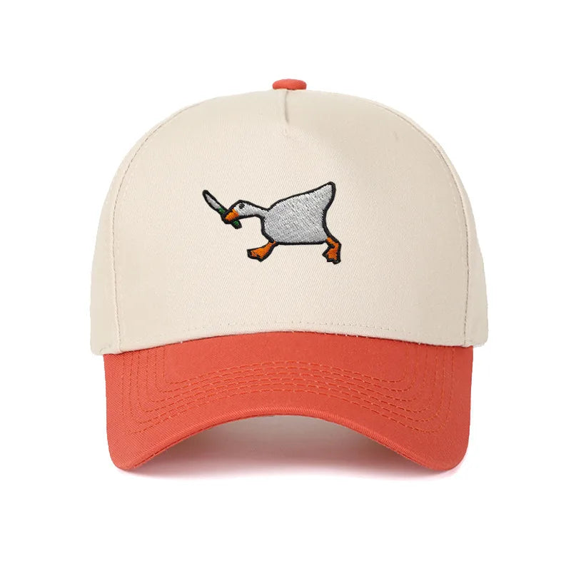 Big Goose Embroidered Colorblock Baseball Cap