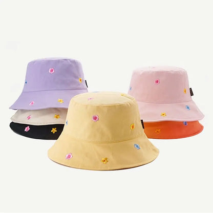 Cotton Outdoor Sunscreen Bucket Hat