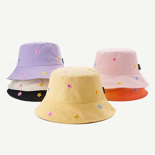 Cotton Outdoor Sunscreen Bucket Hat