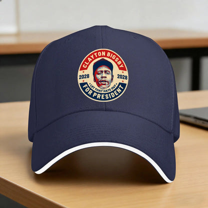 Clayton Bigsby For President 2028 Sun Baseball Cap