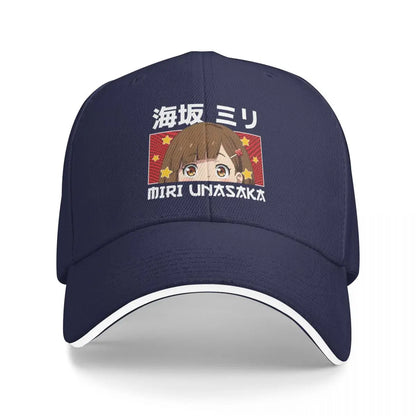 Buddy Daddies Unasaka Miri Cute Eyes Graphic Baseball Cap